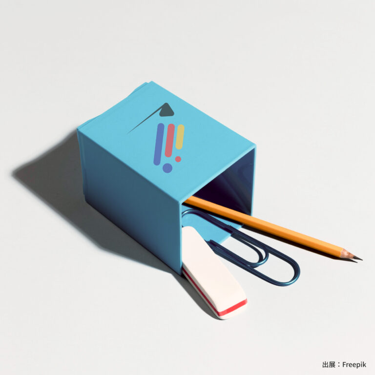 文房具のロゴ